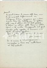 Lettera manoscritta di Piero Manni ad Albino Pierro, datata 12 ottobre 1985.